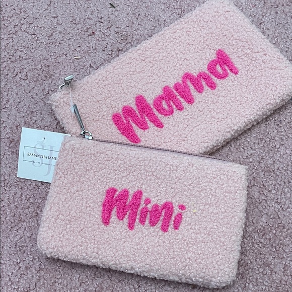 Source Unknown Handbags - New with tags NWT Pink 'Mama' and 'Mini' Pouch Set